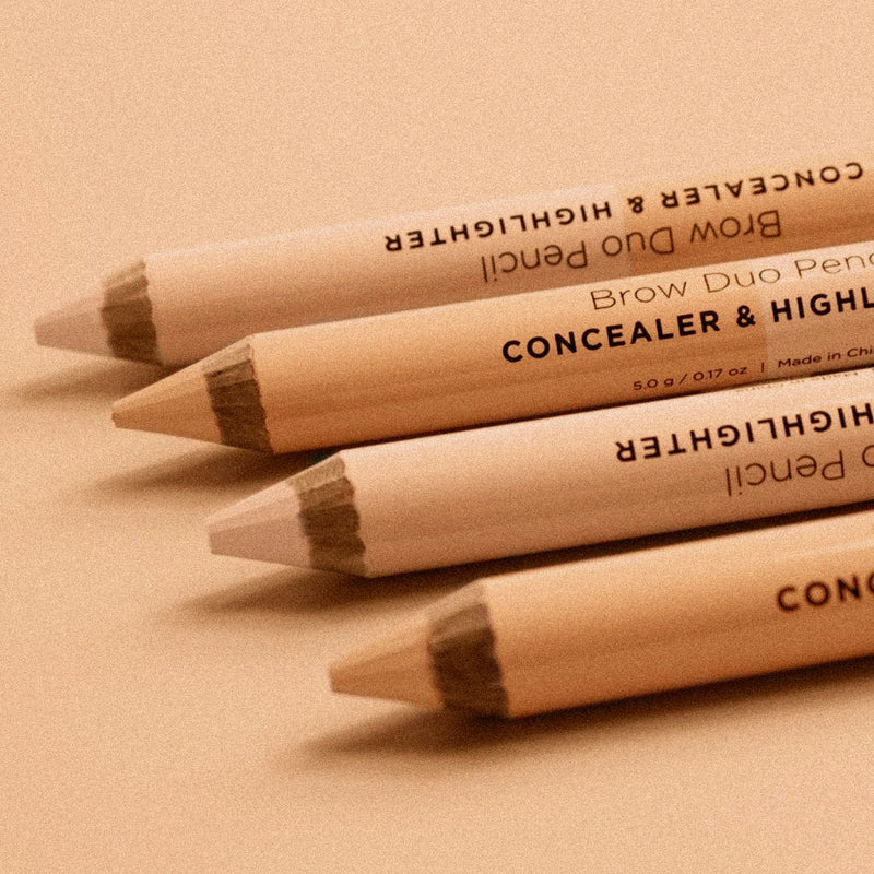 Brow Duo Pencil: Concealer & Highlighter