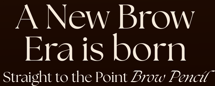 A New Brow Era is born Straight to the Point Brow Pencil