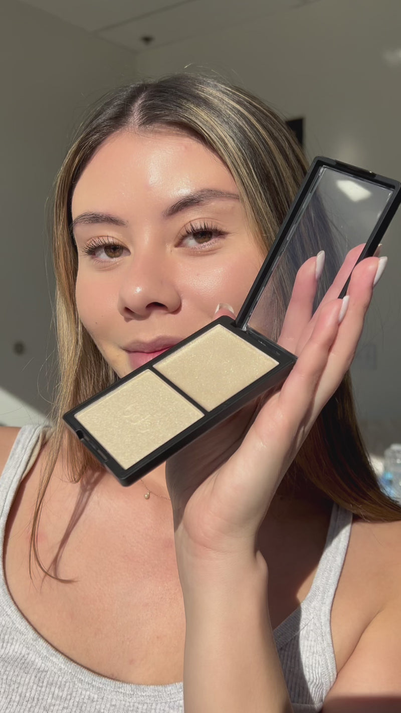 Cream & Powder Highlighter Duo